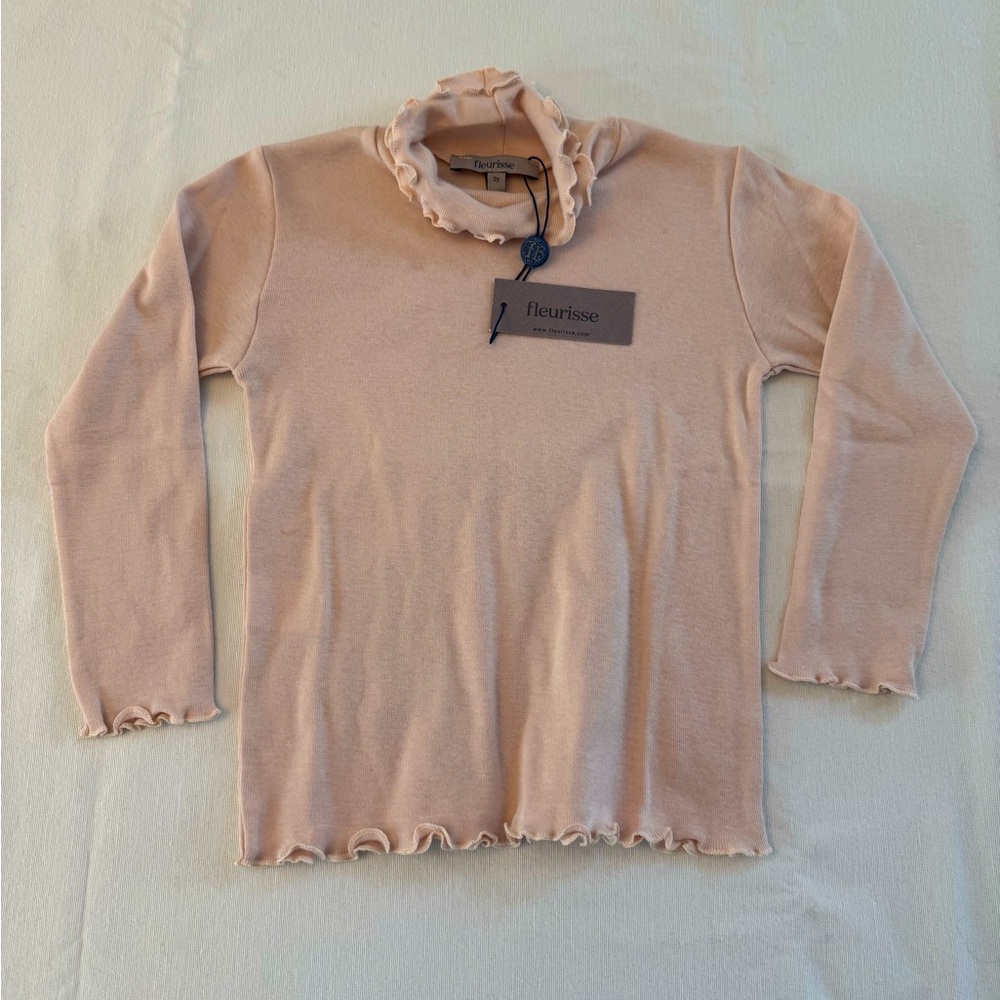 Fleurisse girls ruffle turtleneck